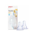 Pigeon Flexible Slim Neck Nipple Two Pieces - 4+ Months