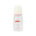 Pigeon Slim Neck Plastic Bottle White Cap  (Assorted) - 120ML