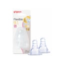 Pigeon Flexible Slim Neck Nipple Two Pieces - 9+ Months