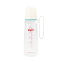 Pigeon Slim Neck Plastic Bottle White Cap With Handle  (Assorted) - 240ML