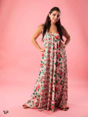 Red Flowers Dress