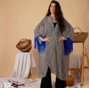 Circles Fringes Kimono