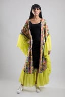 Ruffle Kaf Abaya