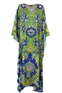 Green Mix Abaya