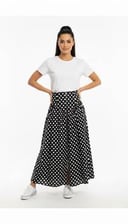Polka dots corset skirt
