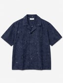 Premium Distressed Navy Statement Shirt