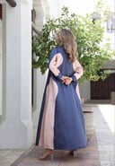 تفته كحلي بقصات جانبيه