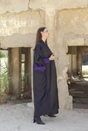 تفته وجهين اسود و بنفسجي