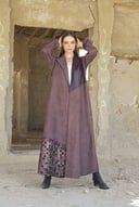 شاموا بنفسجي فاتح بقصات جلد 