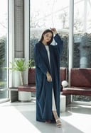 كريب ازرق بخطوط