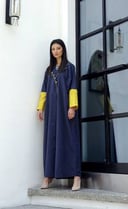 WASHED SILK ABAYA