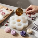 Silicone mold - 6 roses