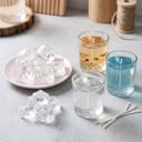 Raw transparent candle wax