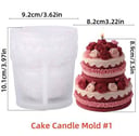 Silicone mold - cake