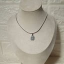 Square Silver Necklace