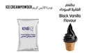 بودرة الأيس كريم بطعم الفانيلا السوداء 1 كيلو جرام 