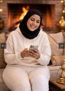 حزام الركبة من صوف الغنم مغلف بالقطن طبيعي- كبير محيطه ( من 48 ل 64 سنتم )