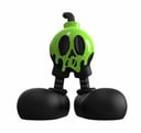 MIGHTY JAXX X Friendly Fire Mickey Black&Green Bomber Vinyl Figure Collection