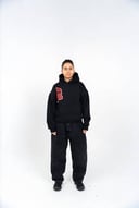 HOODIE BLACK & DES MASK FOCUS