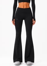 Double Flared Leggings - black - l