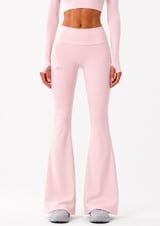 Double Flared Leggings - pink - l