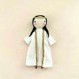  Ragdoll Linen Banaat Jeddah - ABAYA - White