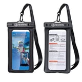 Floating seafans mobile cover - black