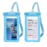 Floating seafans mobile cover - blue