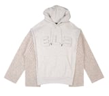 Splicing long sleeve hoodies - Large - Grey 