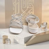 كعب صندل MB 4317: أناقة عملية لكل يوم - أبيض - 38