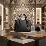 شنطة يد وسط  PRQ 3506 - أسود