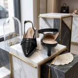 كعب سيلين الأنيق بخيارات متنوعة MB-5461 - اسود - 38