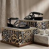 كعب صندل MB 4317: أناقة عملية لكل يوم - 36 - أسود