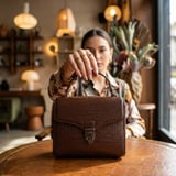 شنطة يد صغيرة بخيارات متعددة PRQ 3499 - بني
