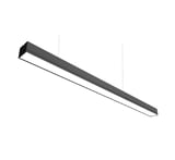 Megaman MDL1007W - Elegant Linear Pendant Light Fixture - Durable Metal Construction, Even Light Distribution, and Long Lifespan - Enhance Your Interior Décor! - 60W - 3000K - Black