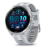 جارمن ساعة الجري Forerunner 965 (إطار تيتانيوم/ ترياتلون) - أبيض