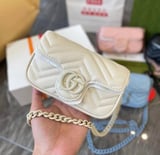 شنطة نسائية ماركة قوتشي  - ابيض