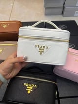 شنطة نسائية ماركة برادا - ابيض