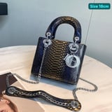 شنطة نسائية ماركة ديور  -d55 - اسود لامع