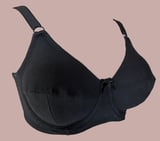 بسلك معدني متوفرة بأكواب B وC وDحمالة صدر أسيل 1633    - 85/38 - C - أسود