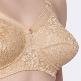 حمالة صدر  802  كوب C بدون سلك  - C - 90/40/6 - بيج
