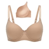 Firm Cup Push-Up Bra with Adjustable Lift Strap - 85/38 - Beige