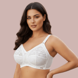  Asseel Bra Doreen Wireless Cup B - Daily Comfort & Support - B - 90/40  - White