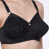 حمالة صدر  802  كوب C بدون سلك  - C - 105/46/9 - أسود