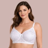 Asseel 137 Classic Lace Underwire Support Bra - C - 85/38  - White