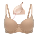 Firm Cup Push-Up Bra with Adjustable Lift Strap - 90/40 - Beige