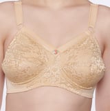 حمالة صدر 802 كوب B بدون سلك مقاسات كبيرة - بيج - 110/48/10 - B