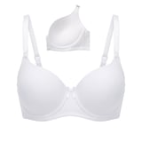 Firm Cup Push-Up Bra with Adjustable Lift Strap - 80/36 - White