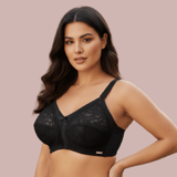  Asseel Bra Doreen Wireless Cup B - Daily Comfort & Support - B - 80/36  - Black