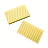 كروت ابحاث و فهرسة 100كرت مقاس 9.5× 14.5 sbc 2825-002 - لون أصفر